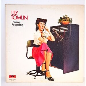 Lily Tomlin Vinyl LP This Is A Recording 1971 Polydor Comedy‎ Album Spoken Word